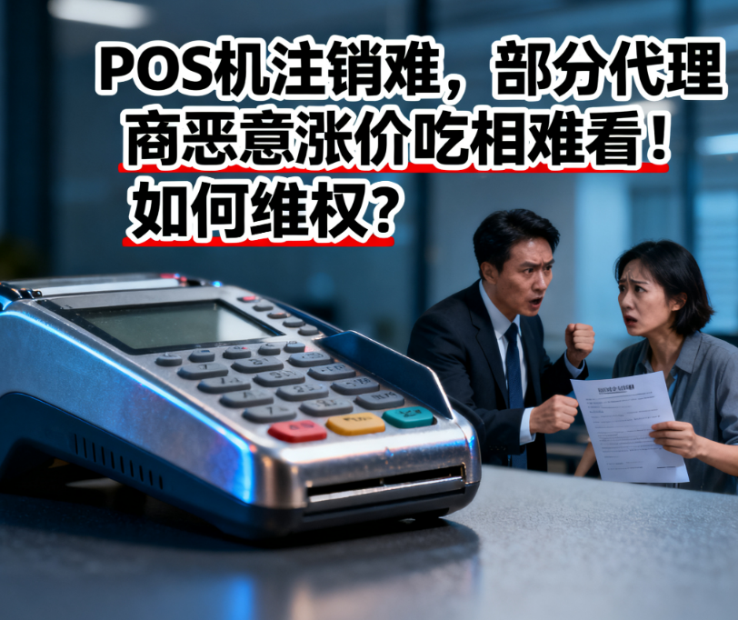 鲲鹏：POS机注销难，部分代理商恶意涨价吃相难看！如何维权？